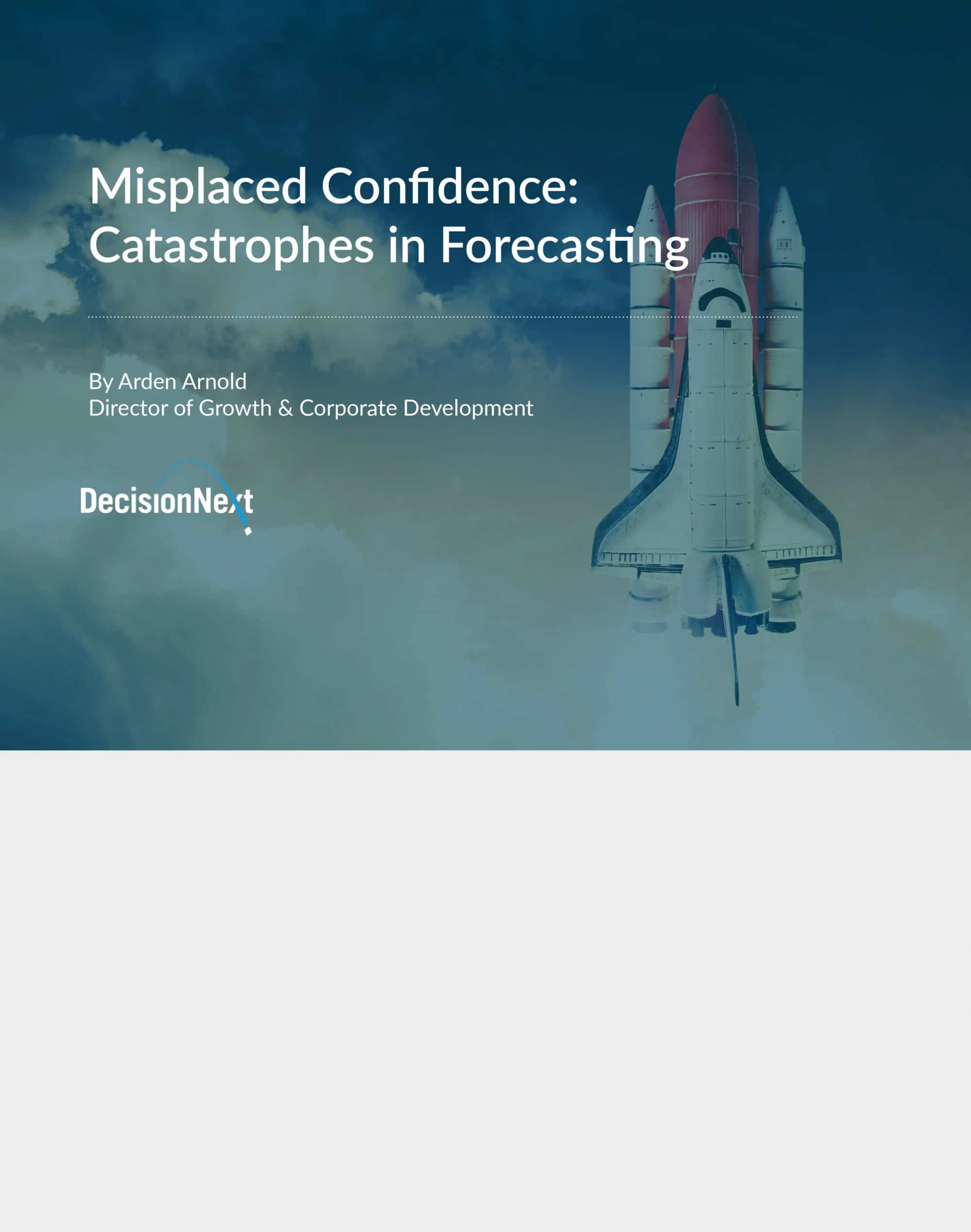 Catastrophes in Forecasting